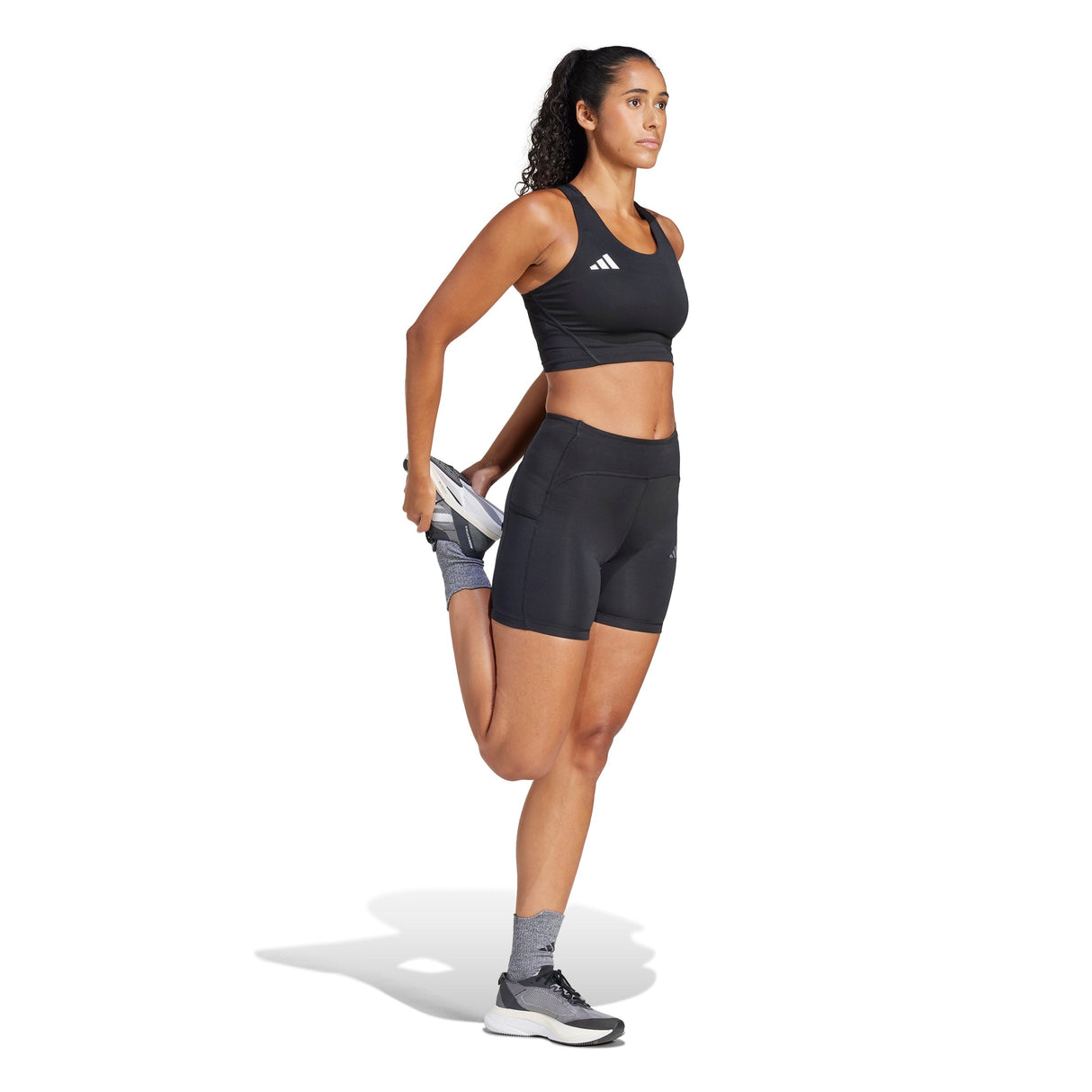 adidas Womens Adizero Essentials Running Crop Top