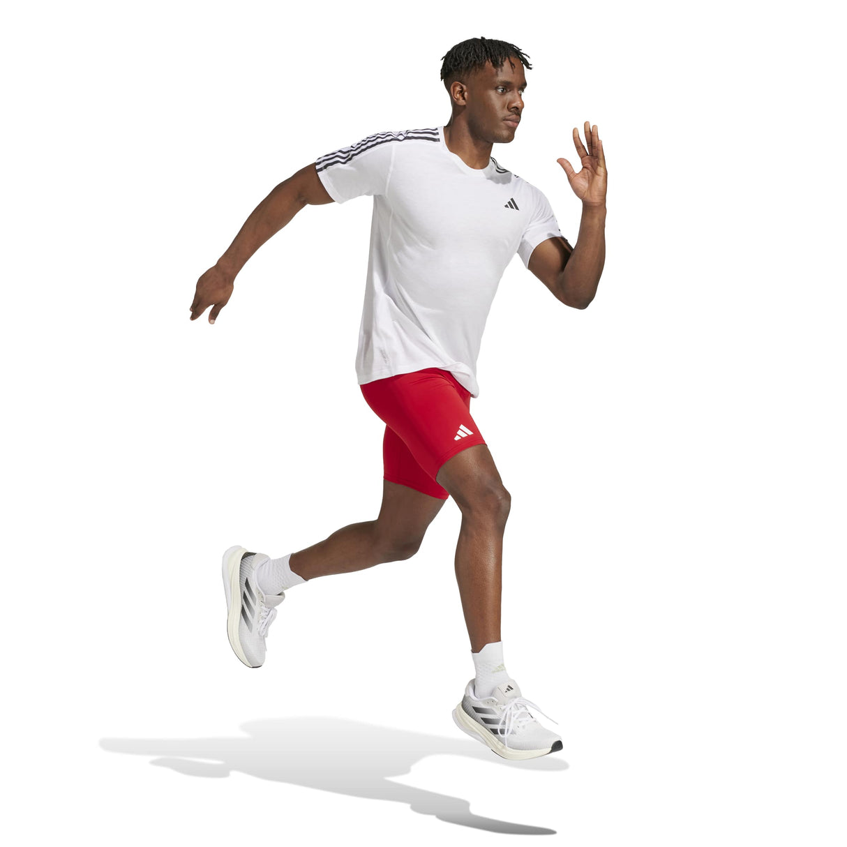adidas Mens Adizero Essentials Running Short Tights