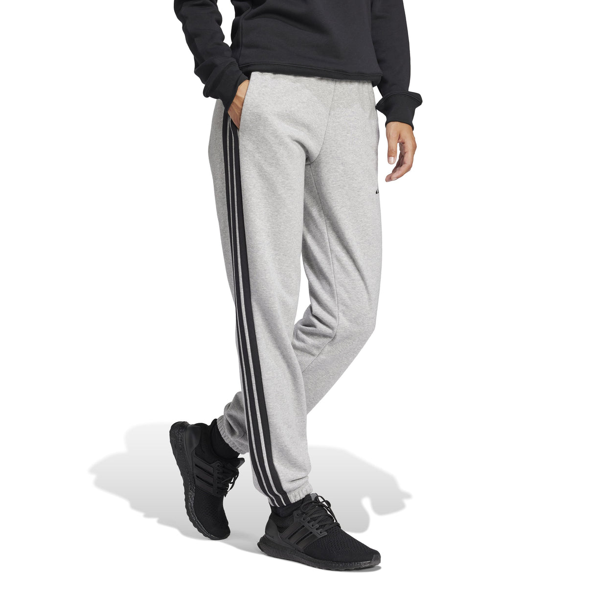 adidas Essentials 3-Stripes Womens French Terry Sweatpants