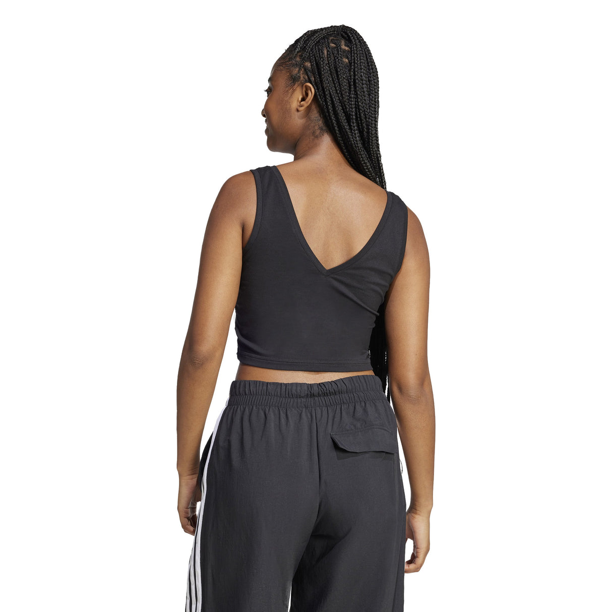 adidas Essentials Small Logo Womens Cotton Tank Top