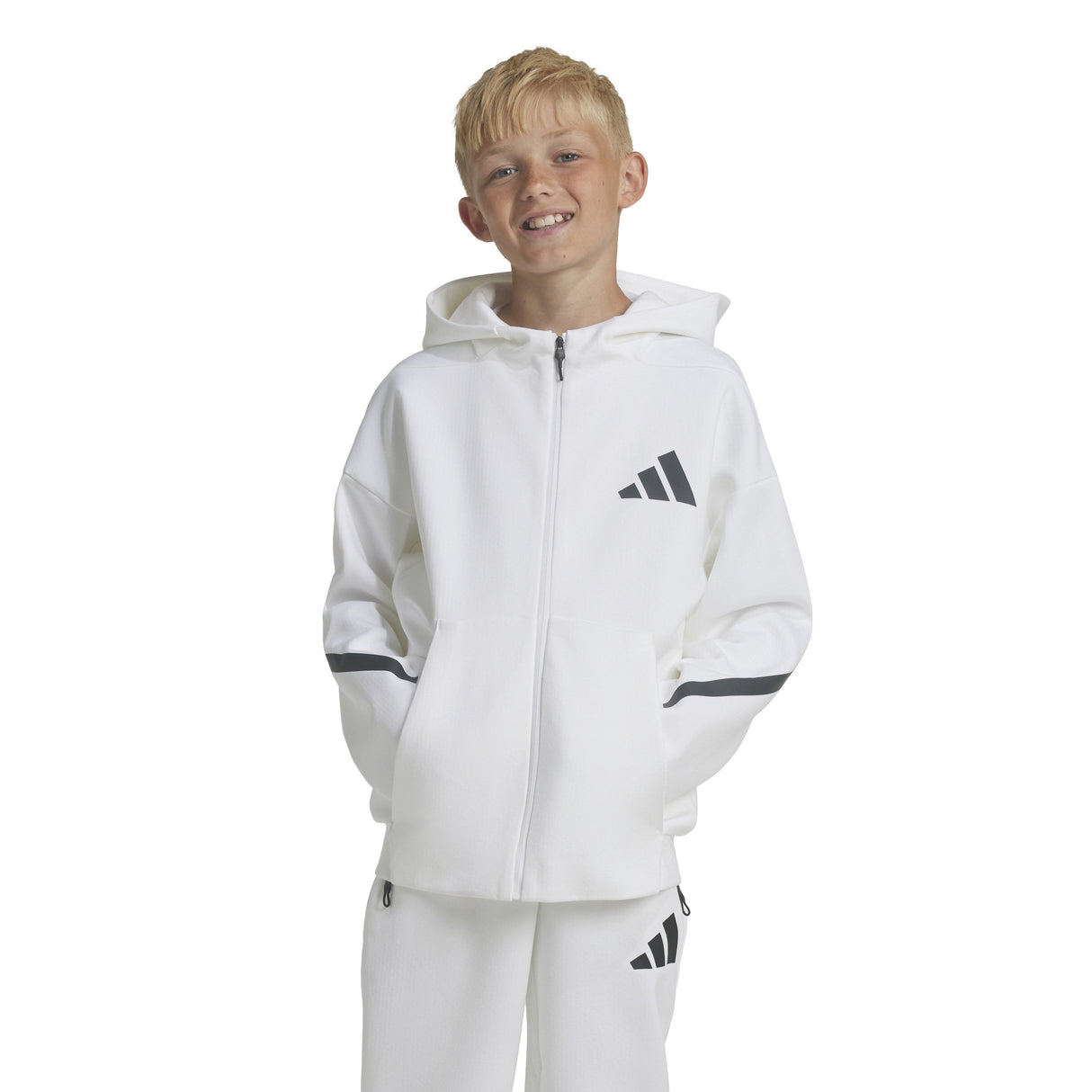 adidas Z.N.E. Juniors Full Zip Hoodie