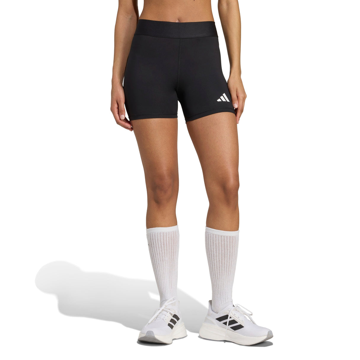 adidas Women's Techfit ClimaCool Volleyball Shorts - High-Rise Compression for Elite Play