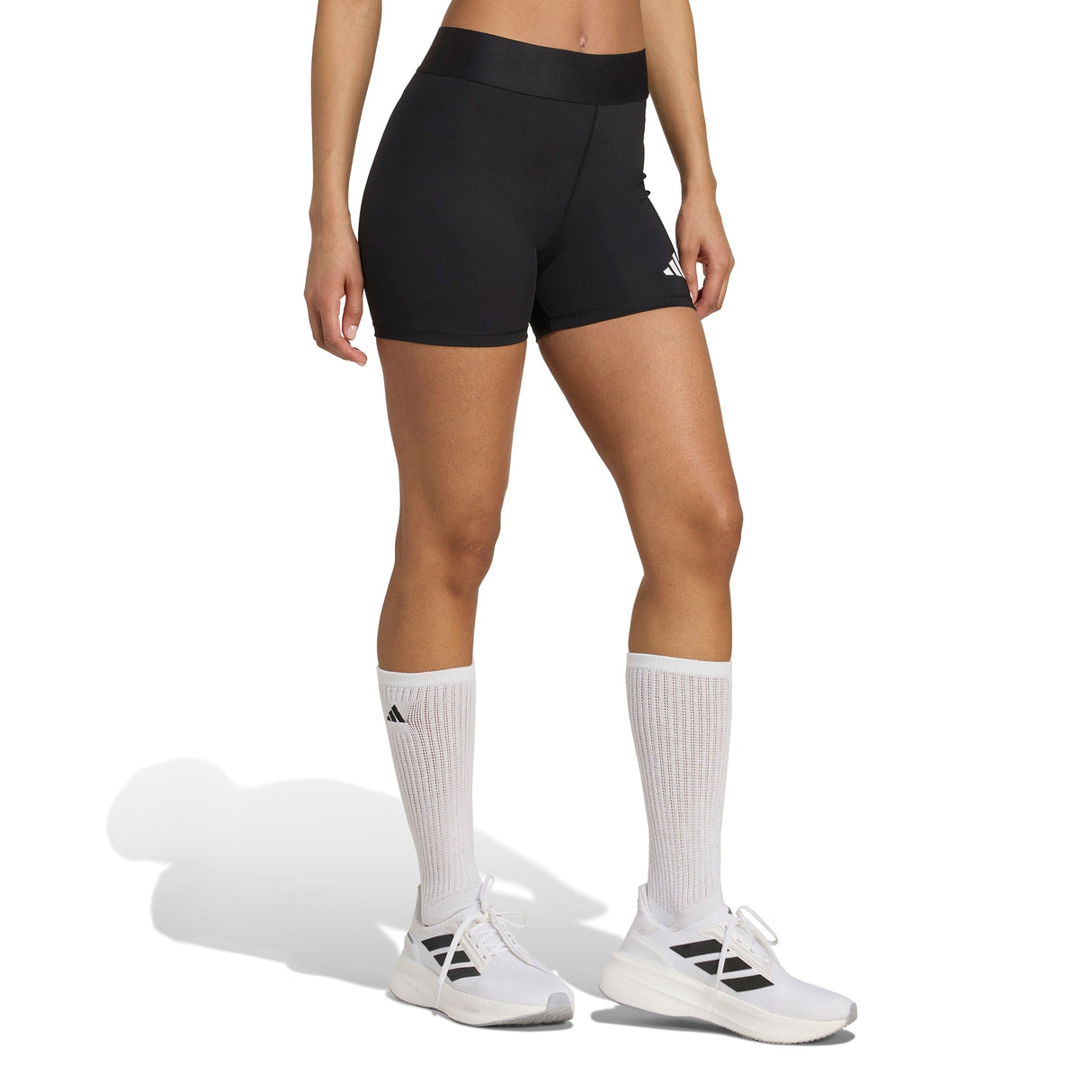 adidas Women's Techfit ClimaCool Volleyball Shorts - High-Rise Compression for Elite Play