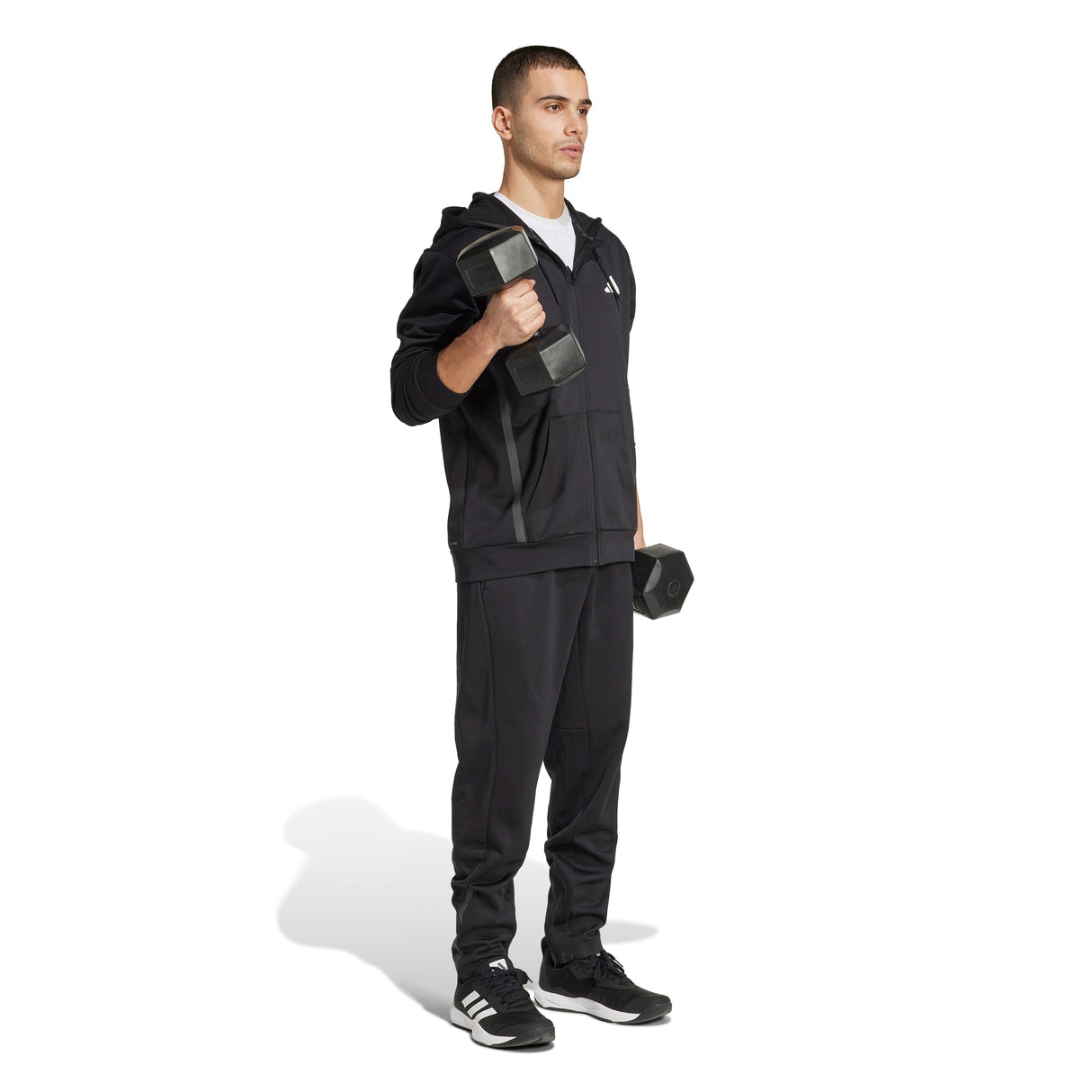 adidas Men's Performance Hooded Track Top – ClimaWarm Insulation for Training