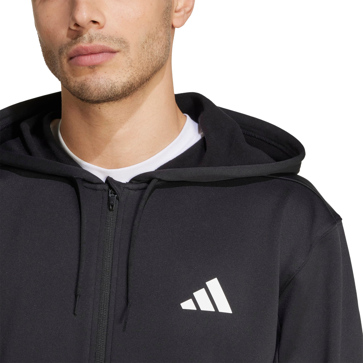 adidas Men's Performance Hooded Track Top – ClimaWarm Insulation for Training