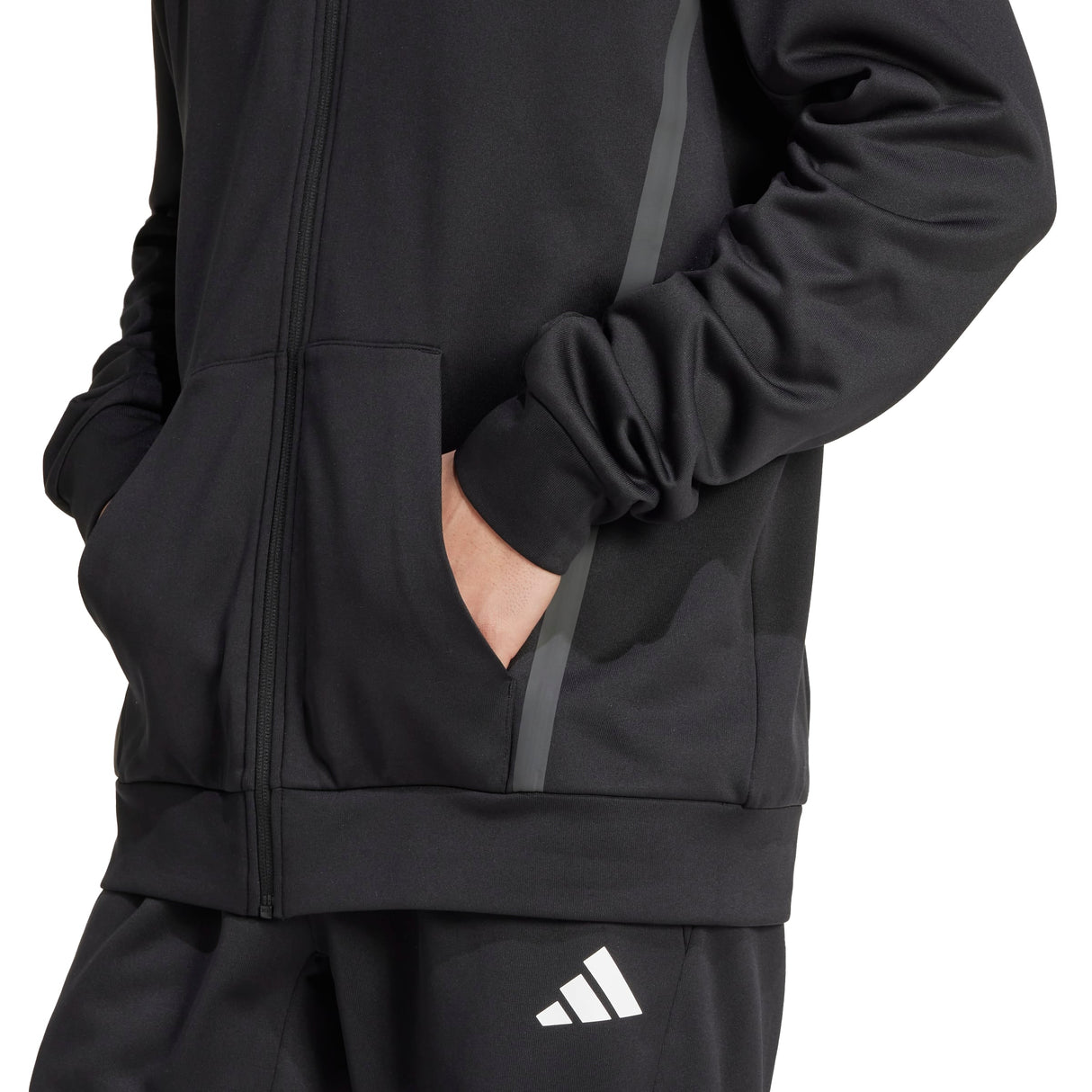 adidas Men's Performance Hooded Track Top – ClimaWarm Insulation for Training
