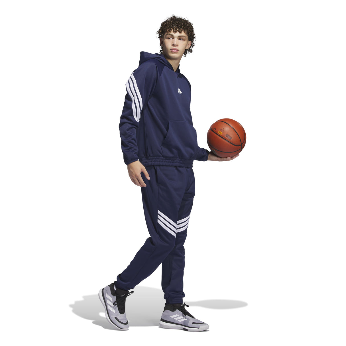 adidas Mens Crazy Warm Fleece Basketball Pants