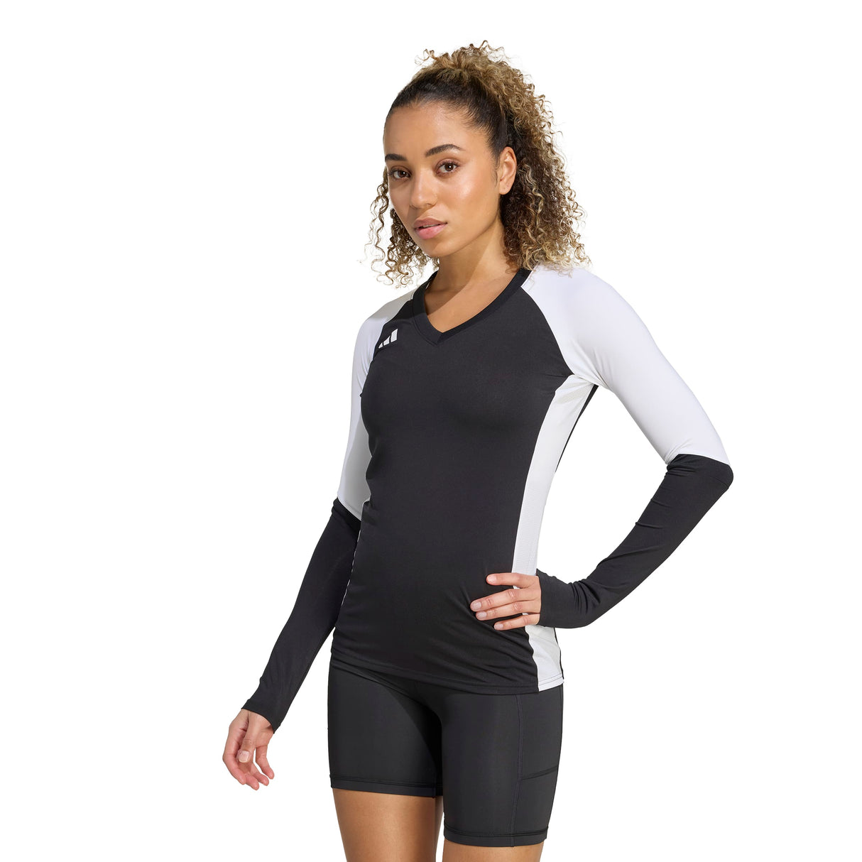 adidas Women's Quickset LS Jersey - Breathable Performance for Volleyball