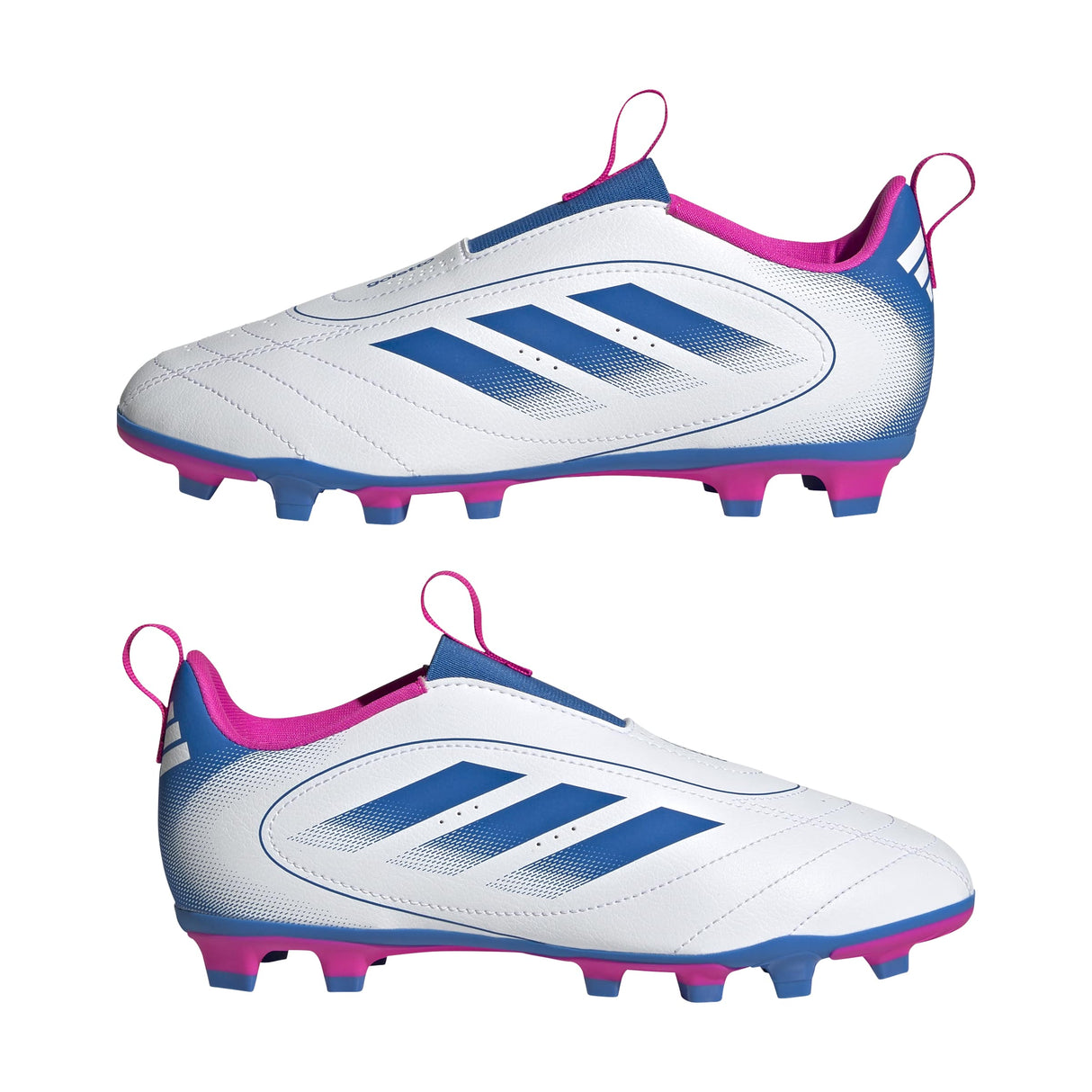adidas Goletto IX Laceless Firm Ground Youth Soccer Cleats - Comfortable, High-Performance Soccer Shoes for Young Athletes