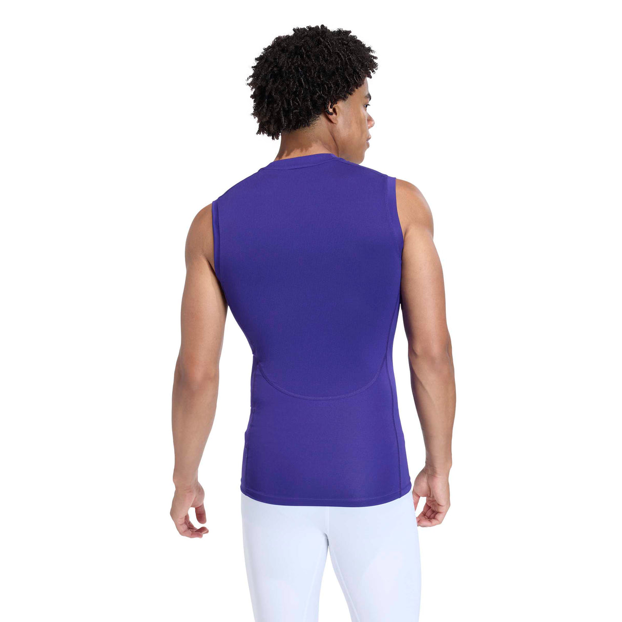 adidas Men's Techfit Compression Sleeveless T-Shirt - AEROREADY Muscle Support for Training