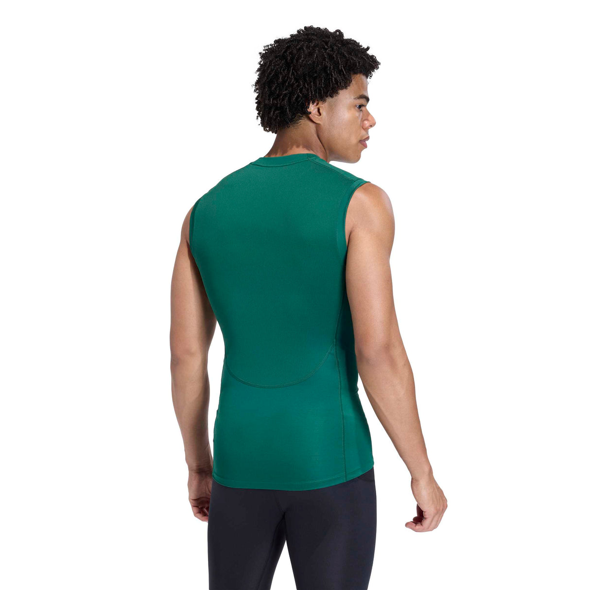 adidas Men's Techfit Compression Sleeveless T-Shirt - AEROREADY Muscle Support for Training