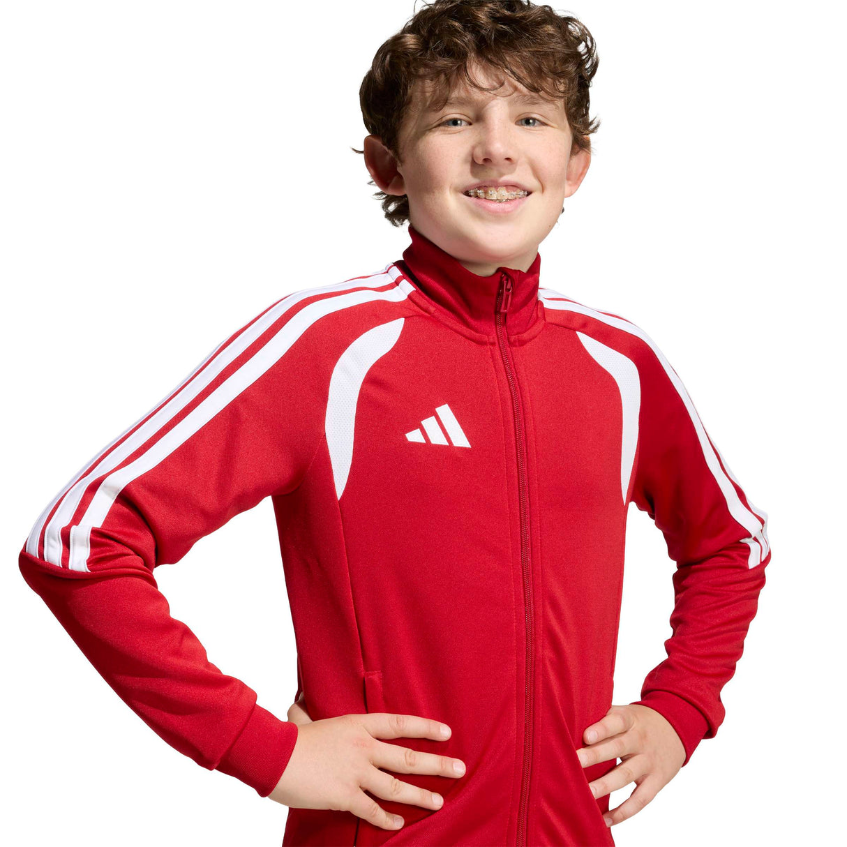 adidas Unisex Kids' Tiro 26 Soccer Training Jacket - Streamlined Warmth for the Pitch