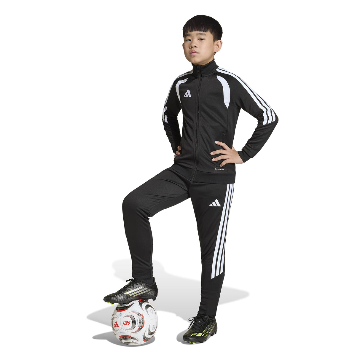 adidas Unisex Kids' Tiro 26 Soccer Training Jacket - Streamlined Warmth for the Pitch