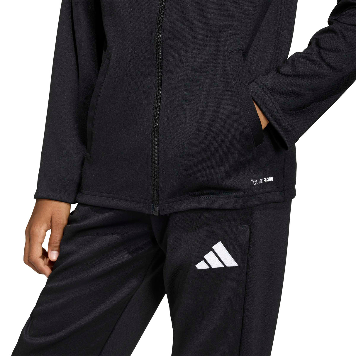 adidas Junior Unisex Entrada26 Tracksuit Jacket – Breathable Climacool for Soccer