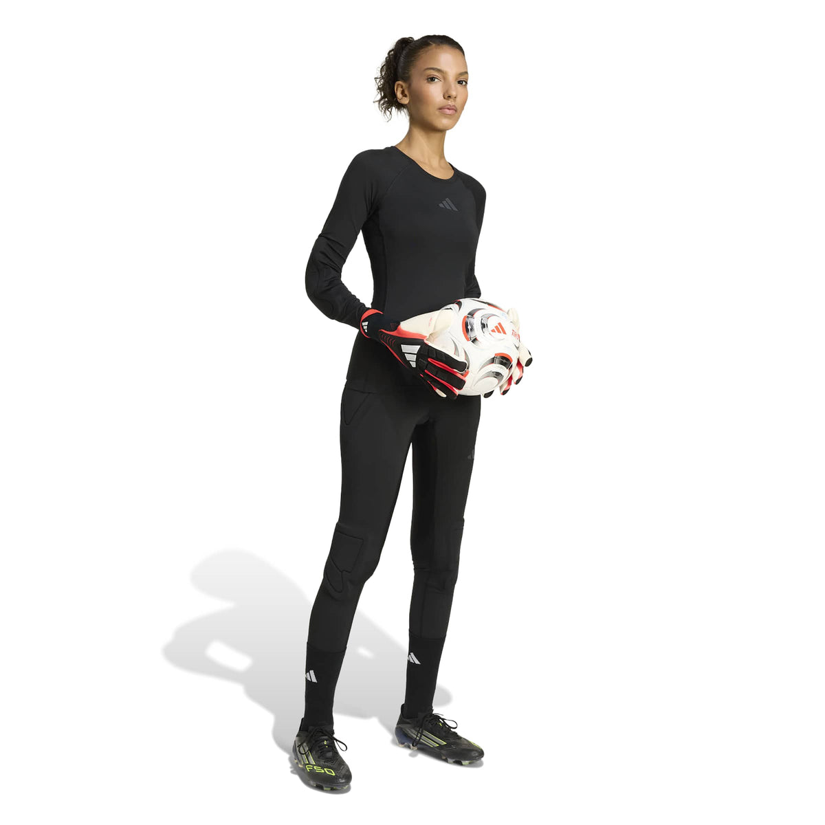 adidas Womens Padded Goalkeeper Baselayer Long Tights