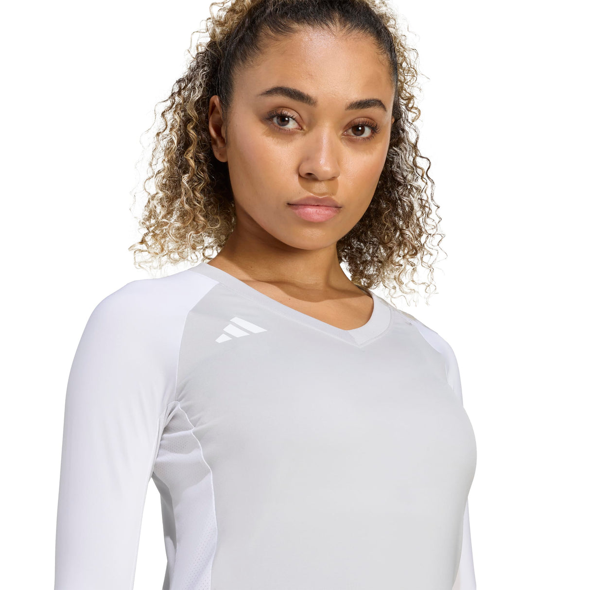 adidas Women's Quickset LS Jersey - Breathable Performance for Volleyball
