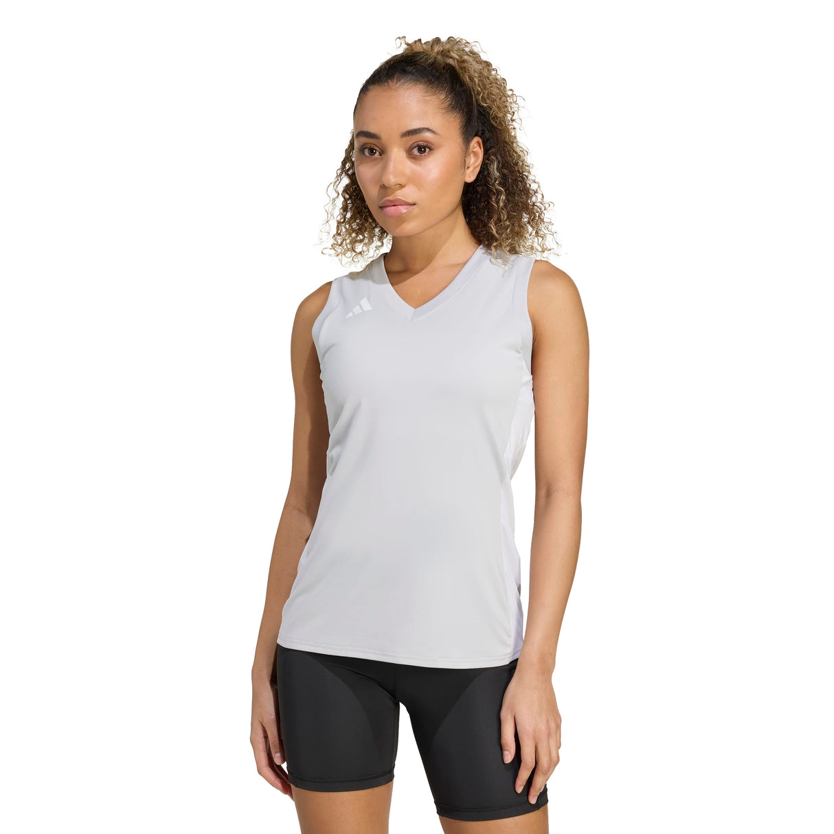 adidas Women's USA Volleyball Quickset SL Jersey - Sleeveless Climacool for Elite Play