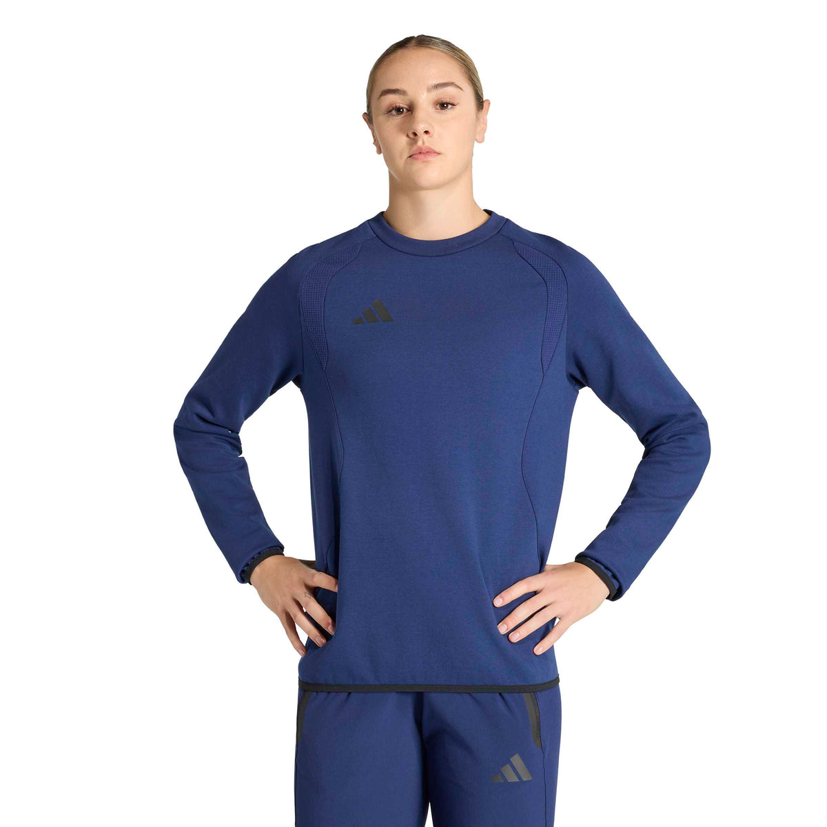 adidas Womens Tiro Travel Crew Sweatshirt