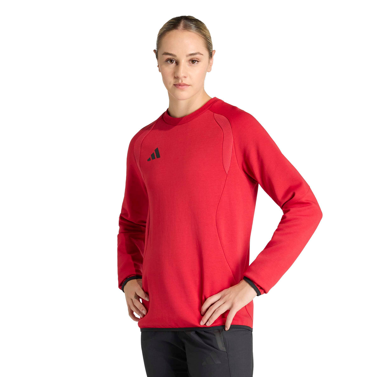 adidas Womens Tiro Travel Crew Sweatshirt