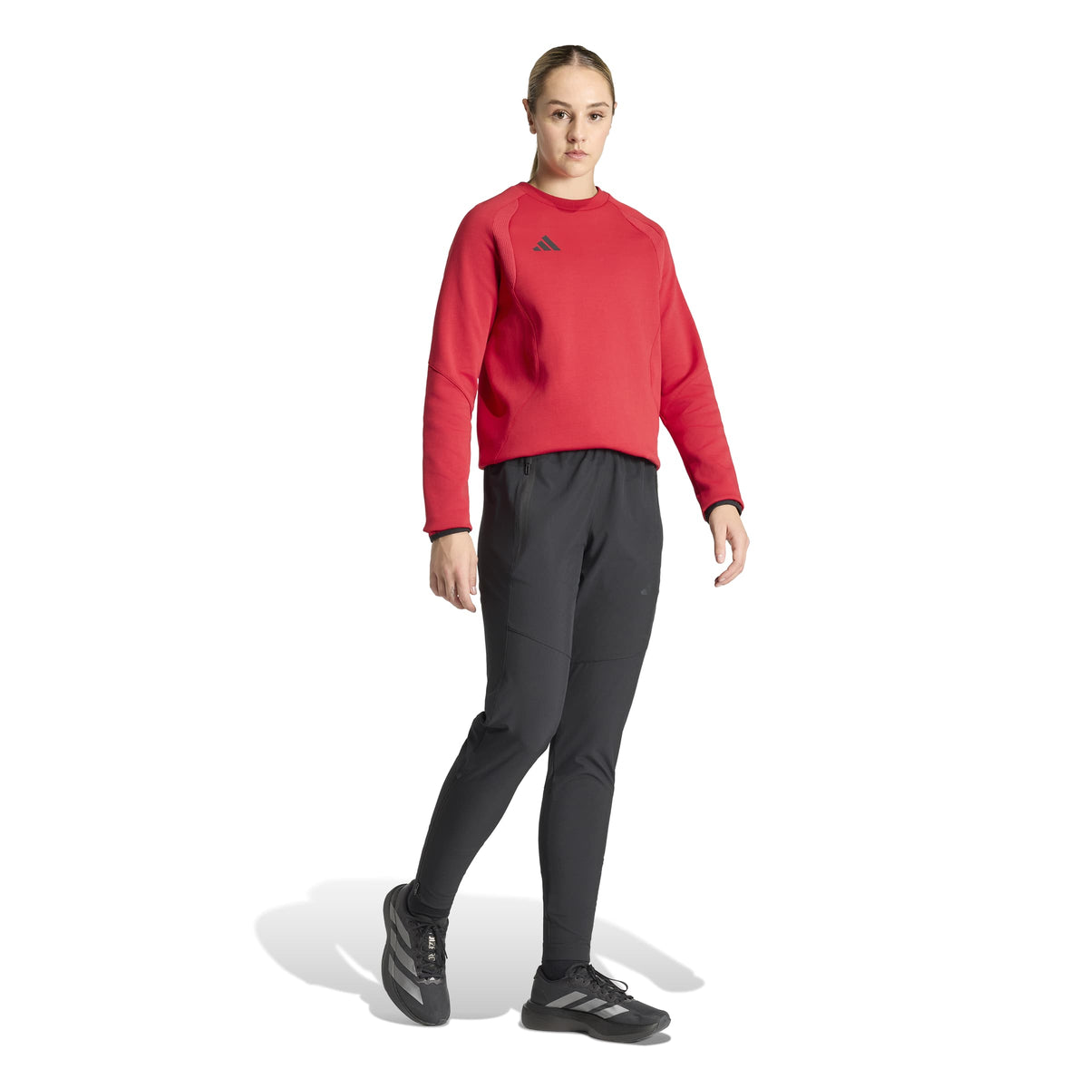adidas Womens Tiro Travel Crew Sweatshirt