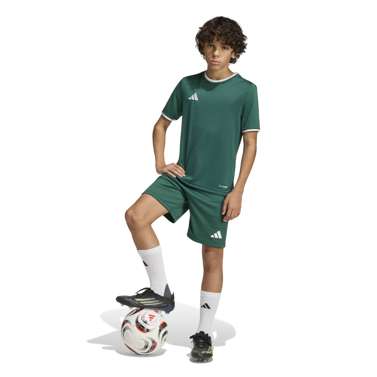 adidas Unisex Kids' Entrada 26 Soccer Shorts – Breathable Climacool Comfort