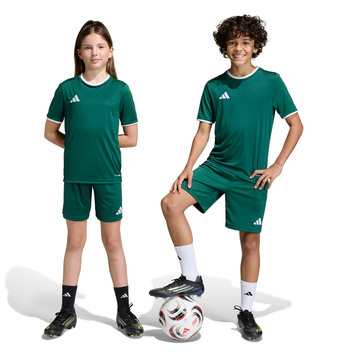 adidas Unisex Kids' Entrada 26 Soccer Shorts – Breathable Climacool Comfort