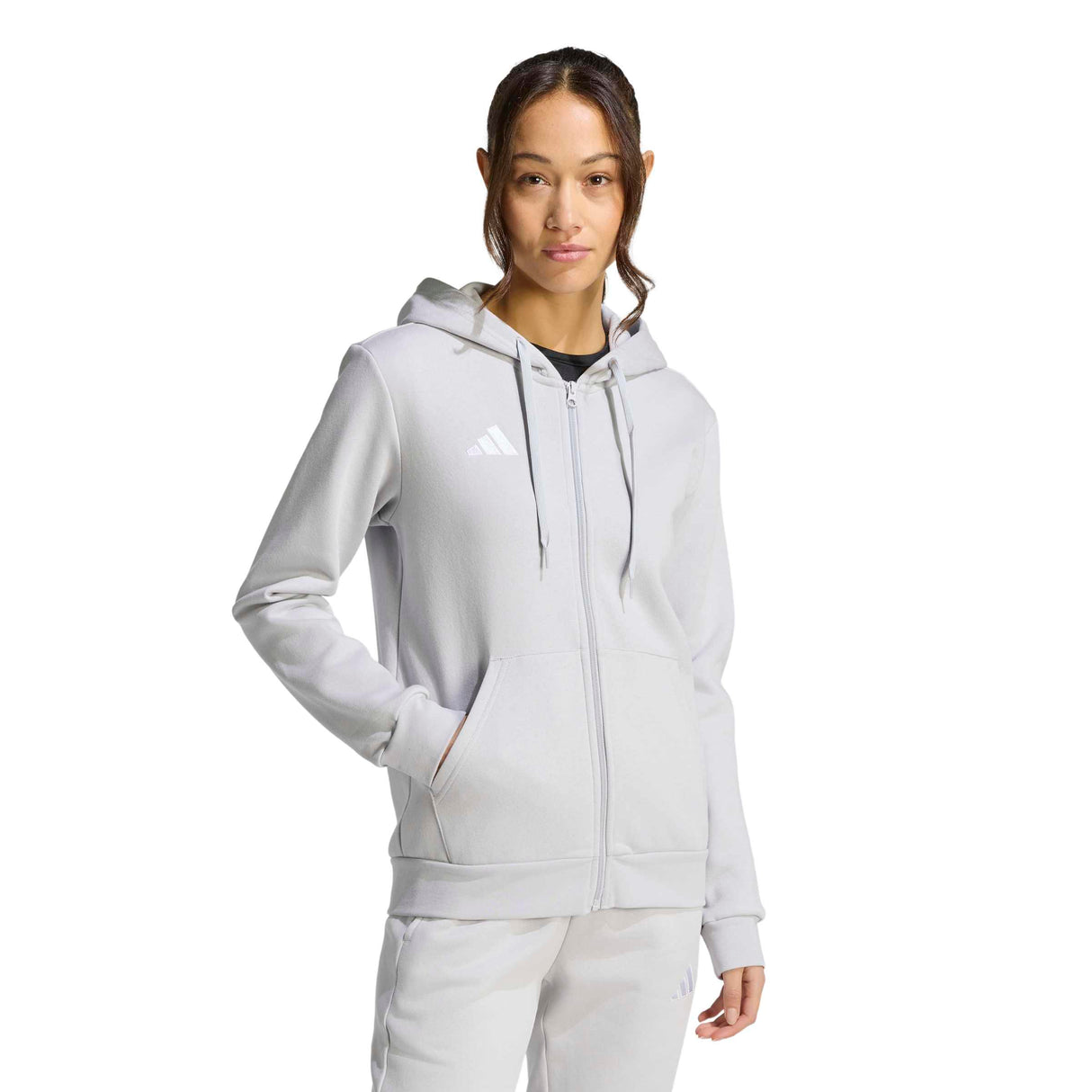 adidas Women's Entrada 26 Full Zip Hoodie – Soft Comfort for Soccer
