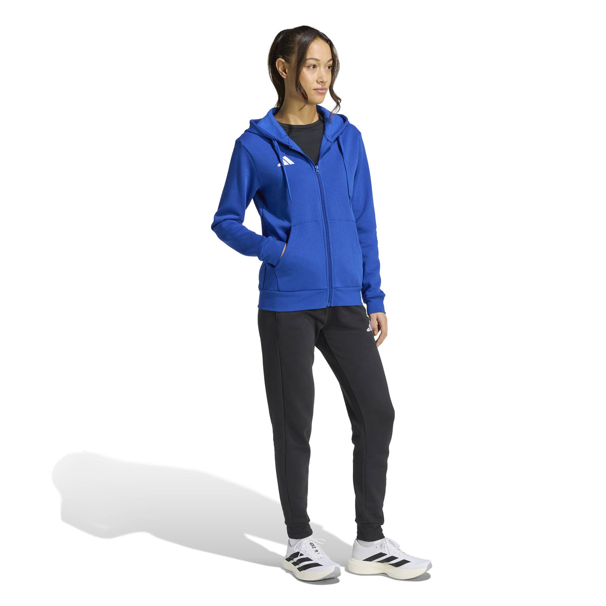 adidas Women's Entrada 26 Full Zip Hoodie – Soft Comfort for Soccer