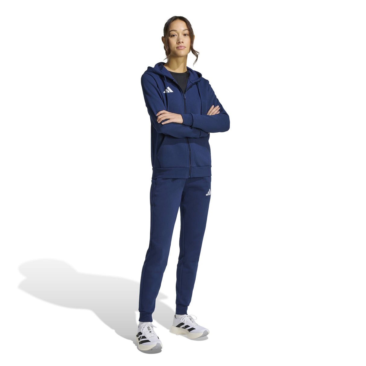 adidas Women's Entrada 26 Full Zip Hoodie – Soft Comfort for Soccer