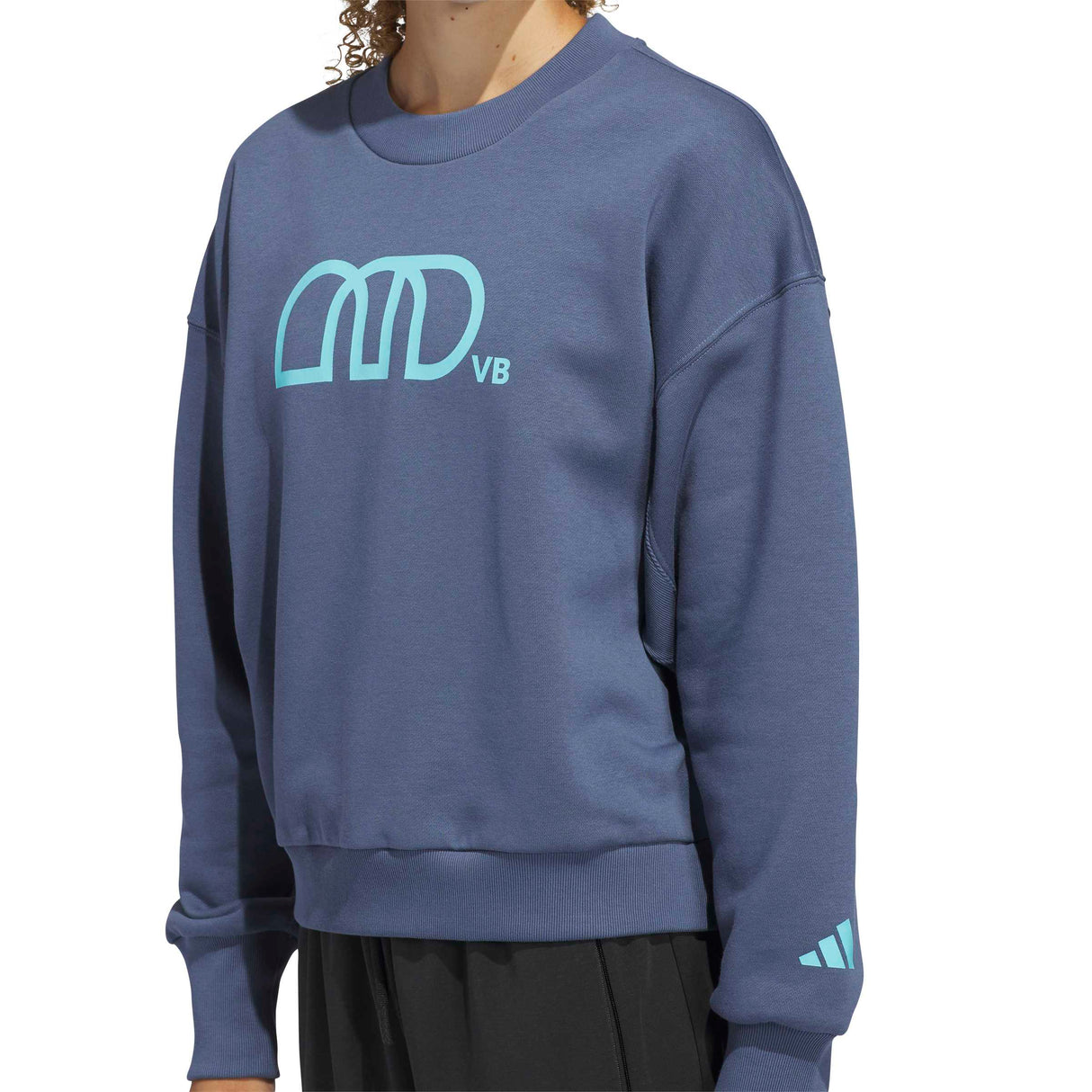 adidas Women's LOVB City Graphics Pullover Crew Sweatshirt – Loose Fit Comfort for Volleyball