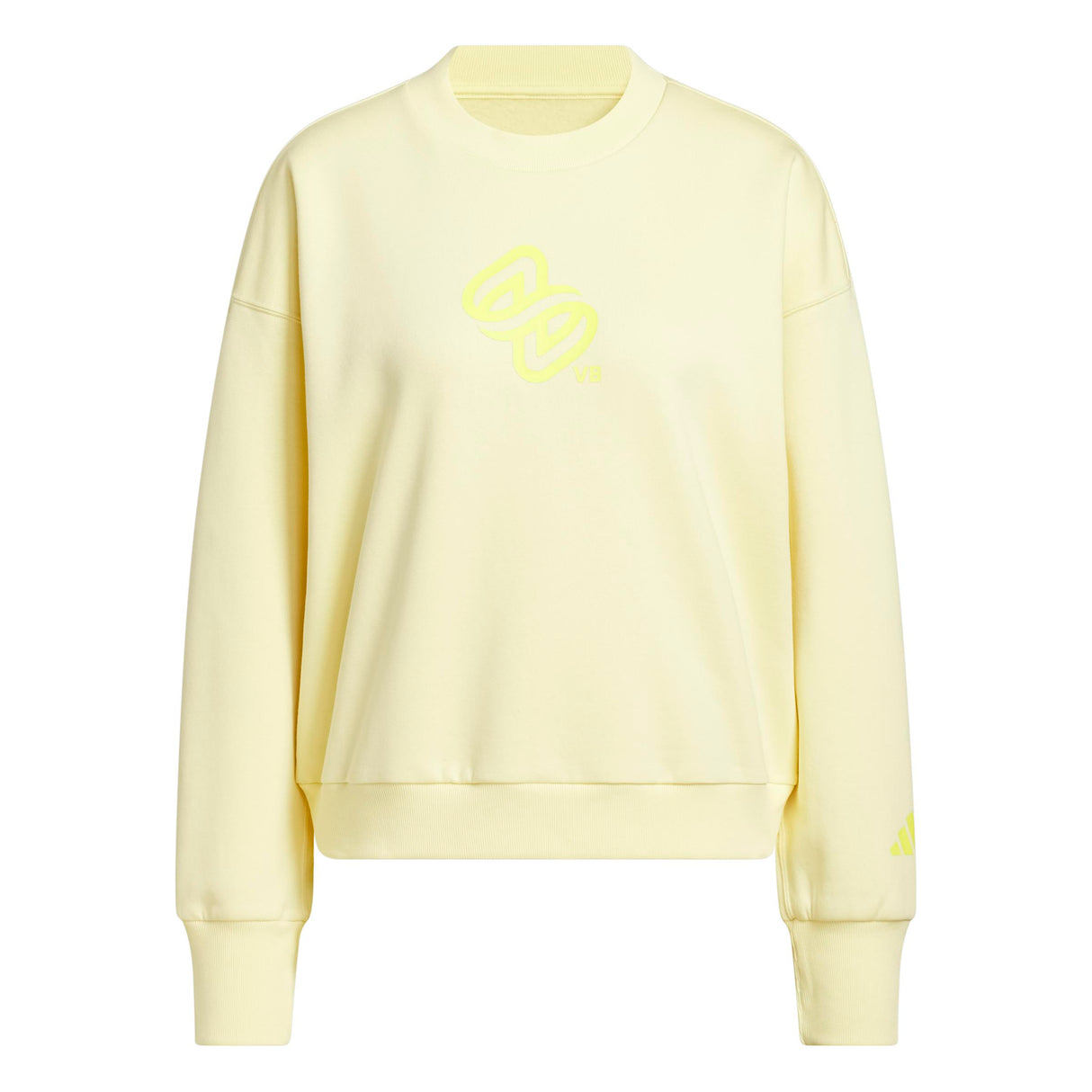 adidas Women's LOVB City Graphics Pullover Crew Sweatshirt – Loose Fit Comfort for Volleyball