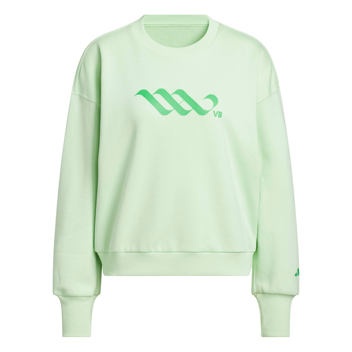 adidas Women's LOVB City Graphics Pullover Crew Sweatshirt – Loose Fit Comfort for Volleyball