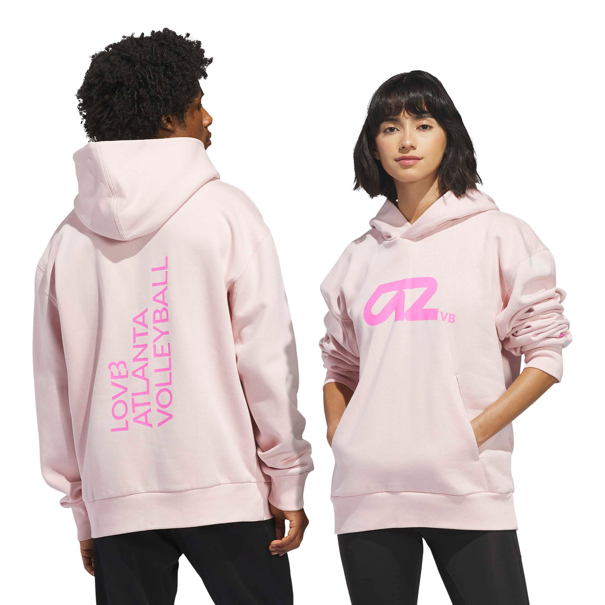 adidas Unisex LOVB City Graphics Hoodie – Snug Hood Comfort for Volleyball