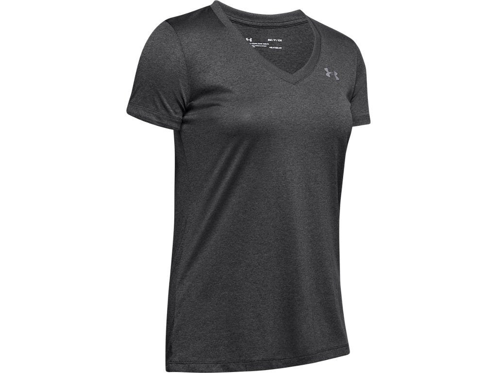Under Armour Women's Tech V-Neck T-Shirt - Quick-Drying and Ultra-Soft Fabric