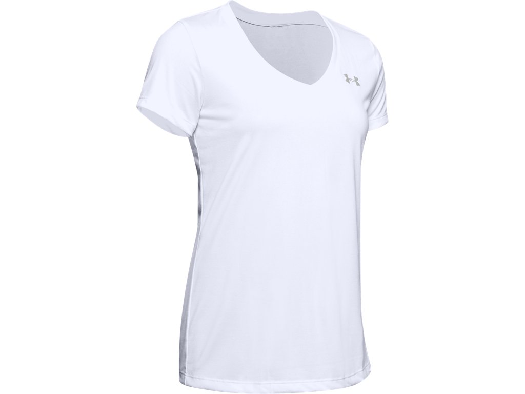 Under Armour Women's Tech V-Neck T-Shirt - Quick-Drying and Ultra-Soft Fabric