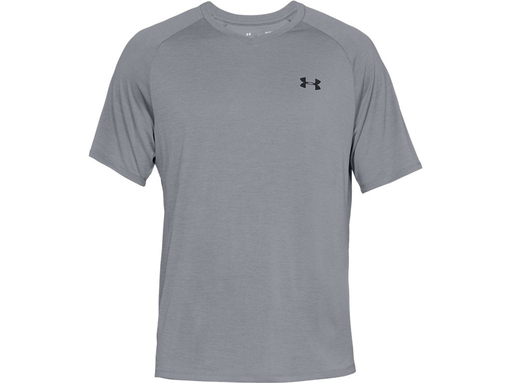 Under Armour Mens UA Tech V-Neck Short Sleeve Shirt - Quick-Drying