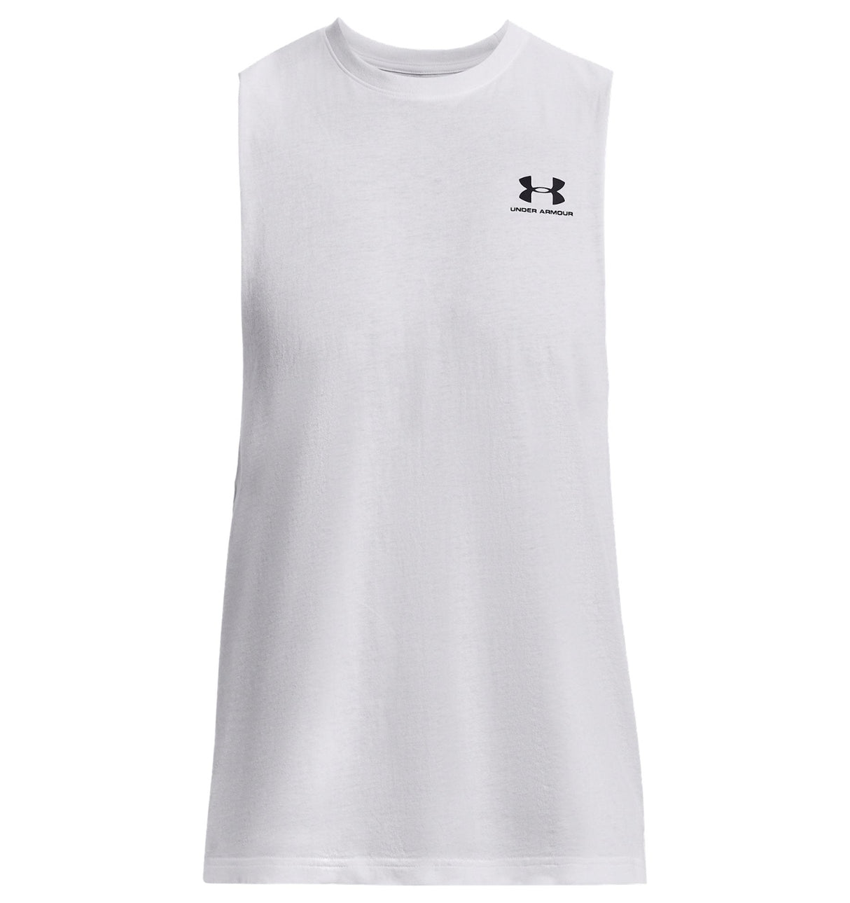 Under Armour Mens Left Chest Cut-Off Tank - Quick-Drying