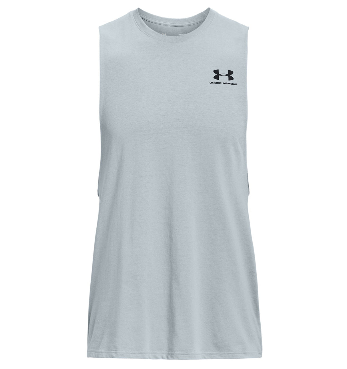 Under Armour Mens Left Chest Cut-Off Tank - Quick-Drying
