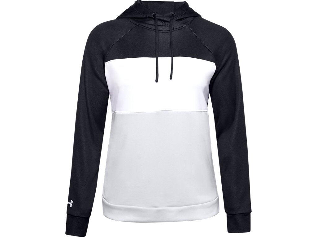 Under Armour Women's Qualifier Fleece Blocked Hoodie Apparel - Sweat Wicking