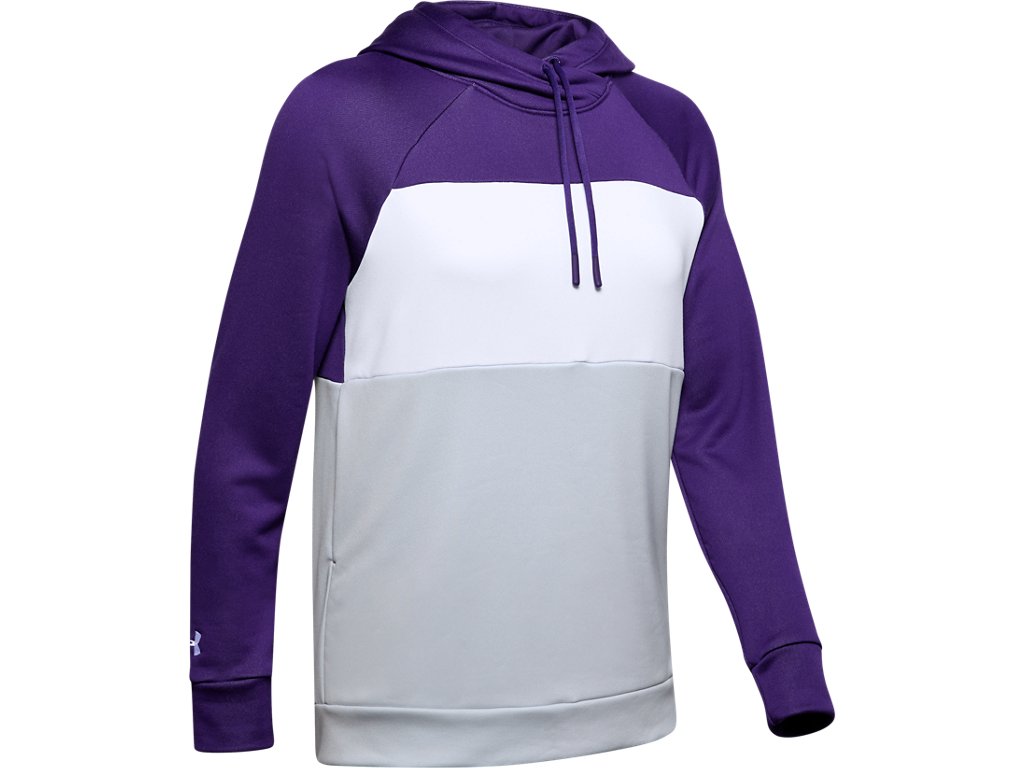 Under Armour Women's Qualifier Fleece Blocked Hoodie Apparel - Sweat Wicking