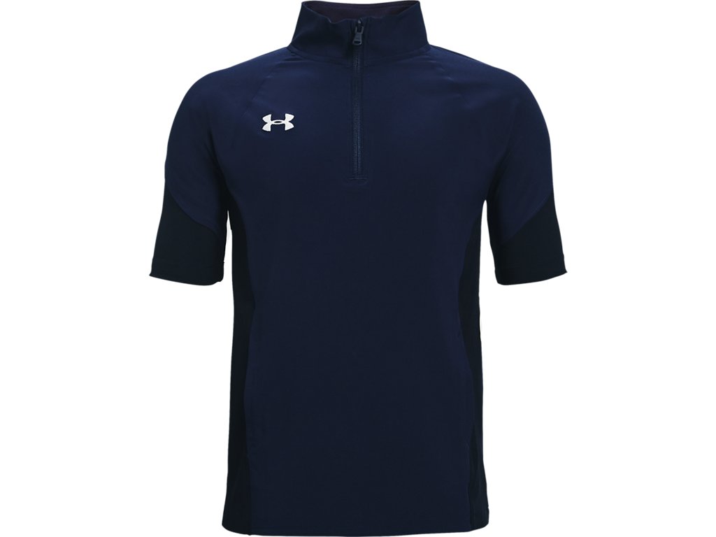 Under Armour Boys Squad Short Sleeve ¼ Zip Apparel - Water Repellent