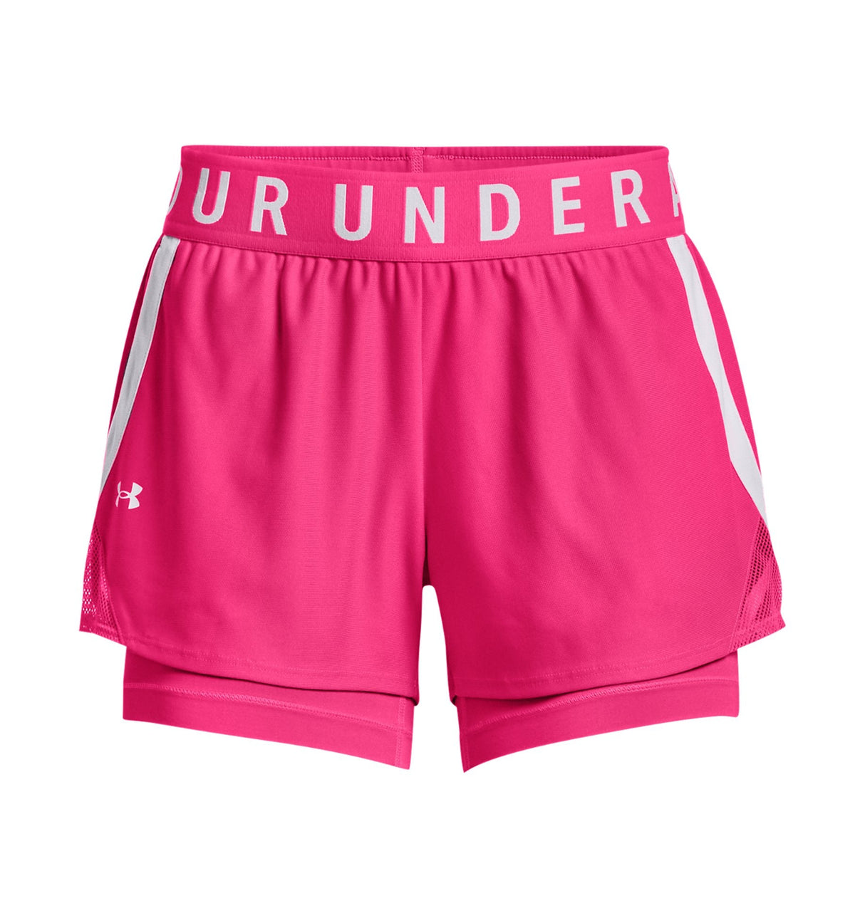 Under Armour Womens Play Up 2-in-1 Shorts - Sweat Wicking and Quick Drying