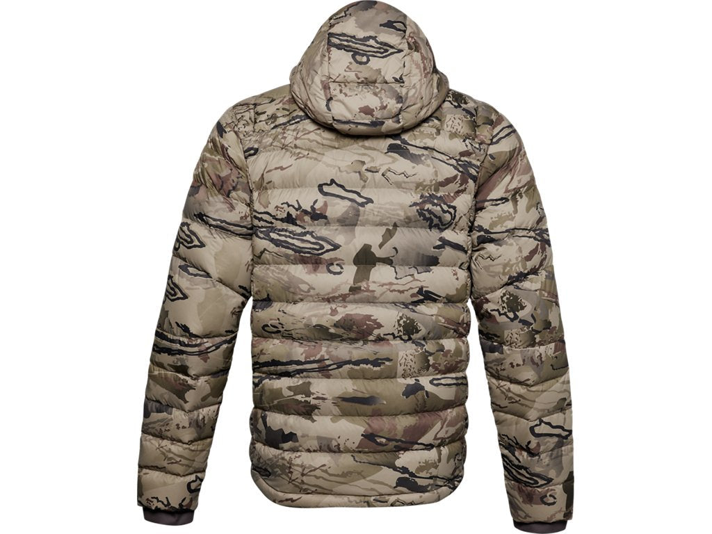Under Armour Mens Storm Ridge Reaper Down Hooded Jacket - Water Repellent and Ethically Sourced Insulation