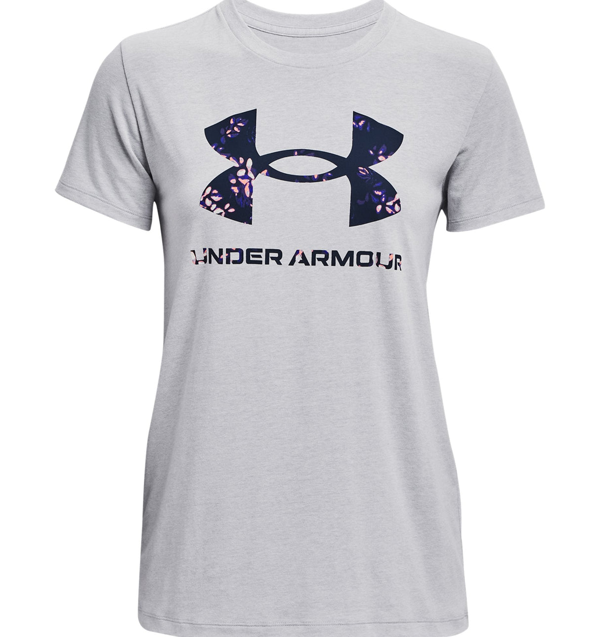 Under Armour Womens Rival Logo Short Sleeve T-Shirt - Quick-Drying Cotton Blend
