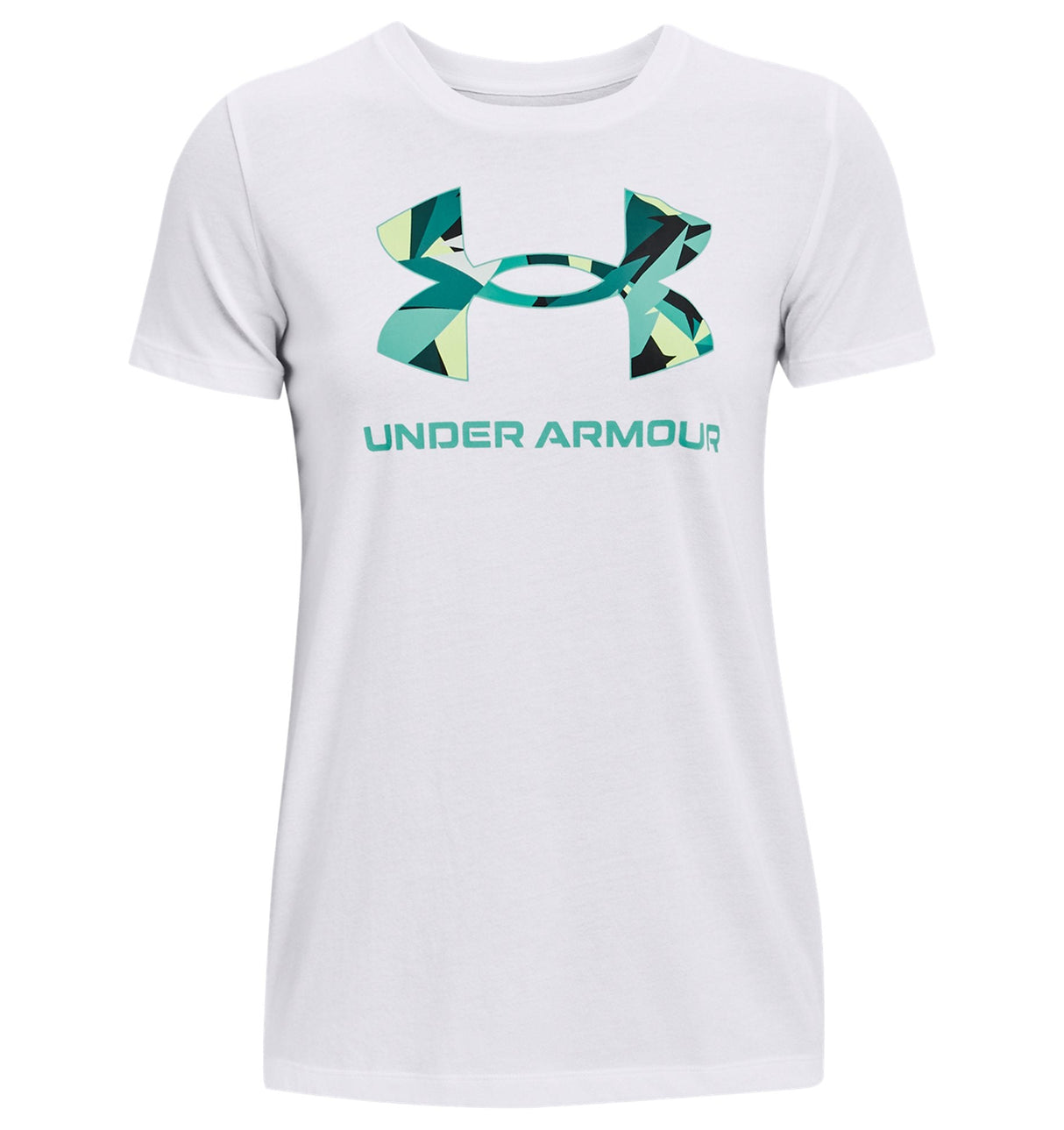 Under Armour Womens Rival Logo Short Sleeve T-Shirt - Quick-Drying Cotton Blend