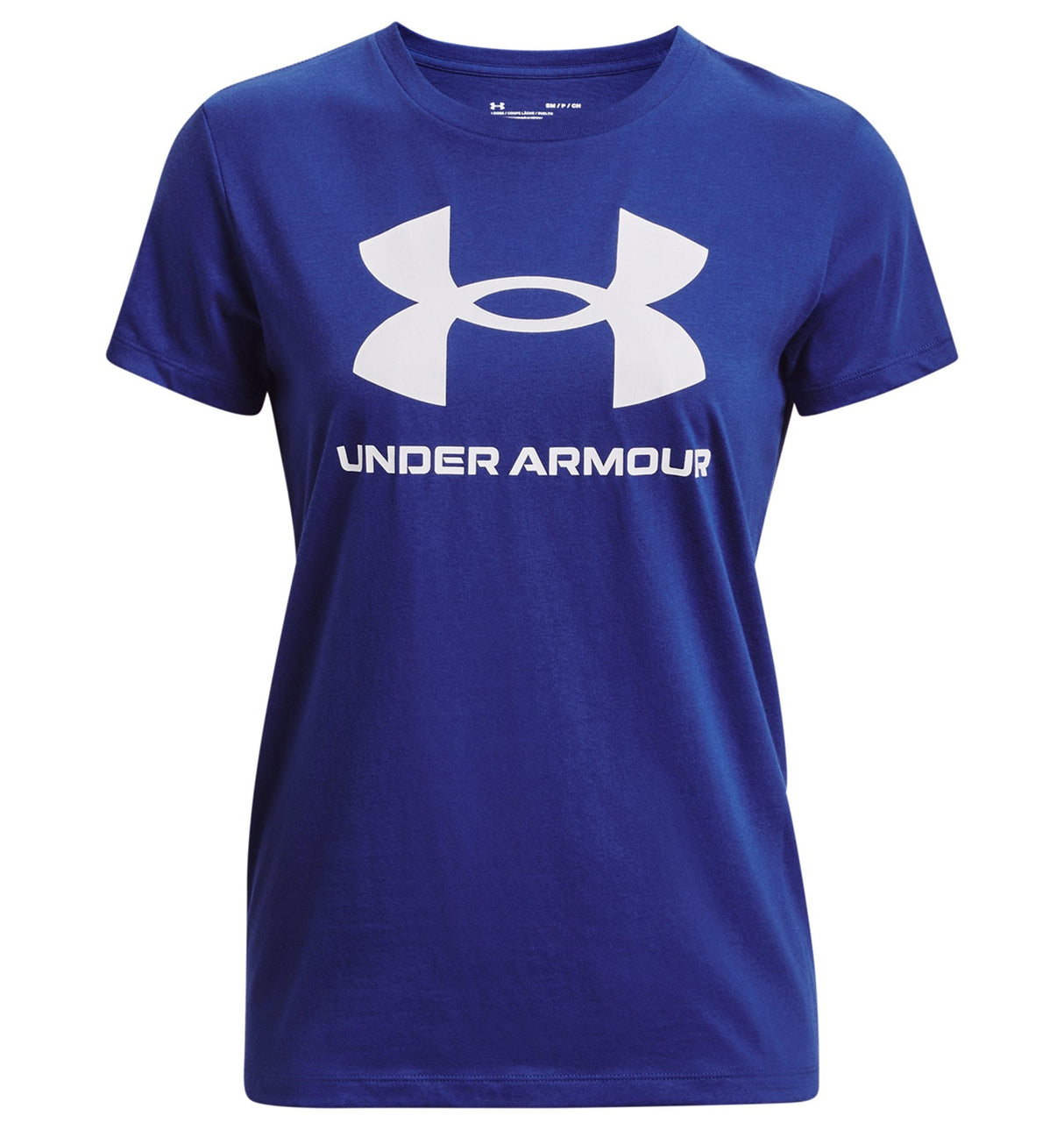 Under Armour Womens Rival Logo Short Sleeve T-Shirt - Quick-Drying Cotton Blend