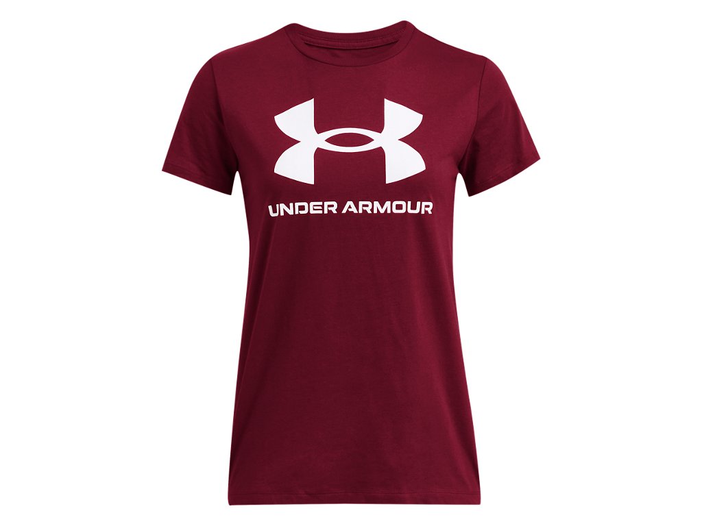 Under Armour Womens Rival Logo Short Sleeve T-Shirt - Quick-Drying Cotton Blend