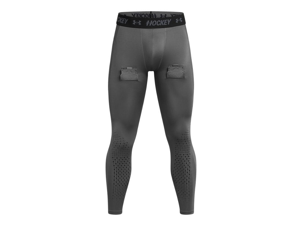 Under Armour Men's UA Hockey Compression Leggings - HeatGear Armour with Strategic Ventilation
