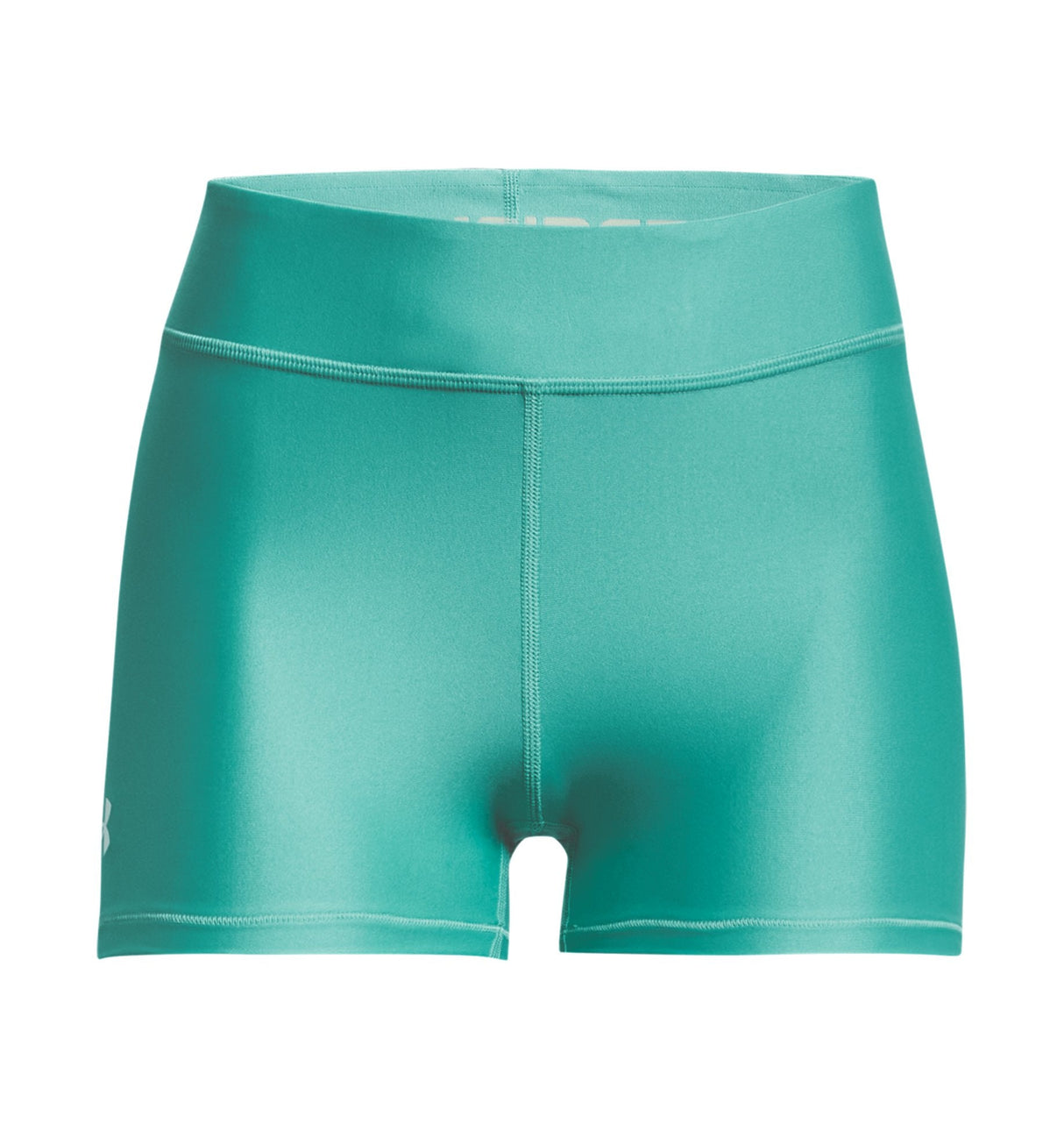 Under Armour Womens HeatGear Mid-Rise Shorty Shorts - Superior Sweat Wicking