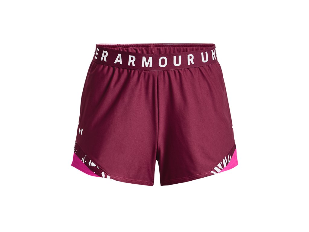 Under Armour Womens Play Up 3.0 Tri Color Shorts - Sweat Wicking